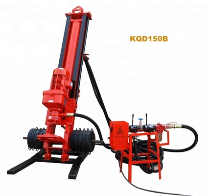 Chinese ore mountain used 7.5kw 50m electric borewell auger drilling rig
